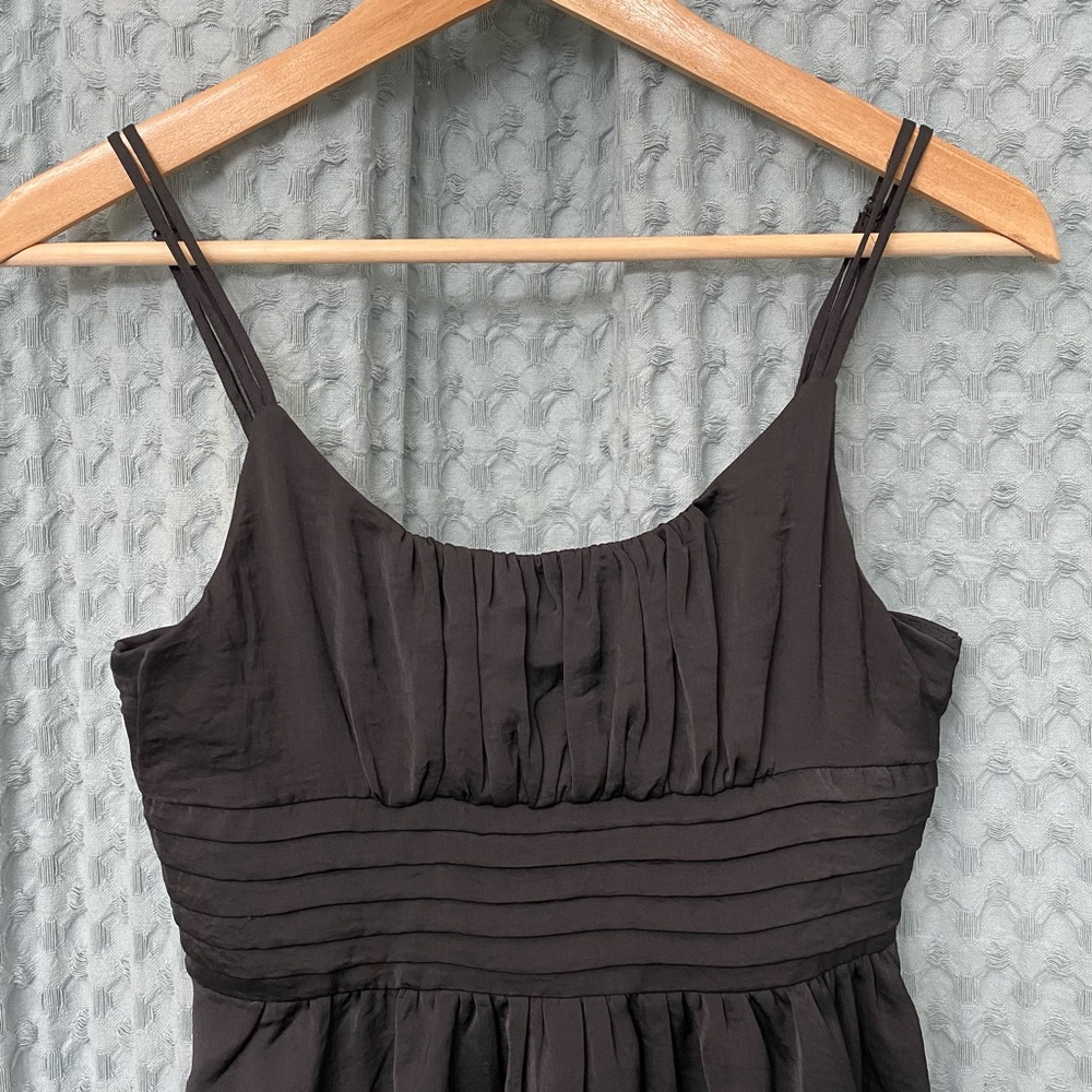 🌈5/$25 BUNDLE! H&M cute satin little black dress LBD - Picture 3 of 7
